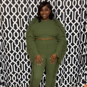 Two Piece Green Set